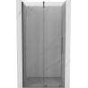 Mexen Velar sliding shower door 100 cm, transparent, gun gray brushed - 871-100-000-01-66