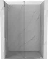 Mexen Velar sliding shower door 140 cm, transparent, chrome - 871-140-000-01-01