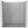 Mexen Velar Duo 180 cm Sliding Shower Door, Transparent, Chrome - 871-180-000-02-01