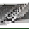 Mexen Velar Duo sliding shower door 200 cm, transparent, chrome - 871-200-000-02-01