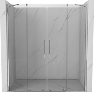 Mexen Velar Duo sliding shower door 170 cm, transparent, chrome - 871-170-000-02-01