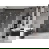 Mexen Velar Duo sliding shower door 180 cm, transparent, white - 871-180-000-02-20