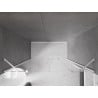 Mexen Velar Duo sliding shower doors 180 cm, transparent, white - 871-180-000-02-20