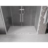 Mexen Velar Duo sliding shower door 200 cm, transparent, white - 871-200-000-02-20
