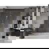 Mexen Velar Duo sliding shower door 170 cm, transparent, gold - 871-170-000-02-50