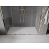 Mexen Velar Duo sliding shower door 200 cm, transparent, gold - 871-200-000-02-50
