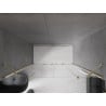 Mexen Velar Duo sliding shower door 200 cm, transparent, gold - 871-200-000-02-50