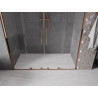 Mexen Velar Duo Sliding Shower Doors 170 cm, Transparent, Pink Gold - 871-170-000-02-60