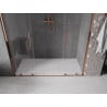 Mexen Velar Duo sliding shower door 170 cm, transparent, Rose gold - 871-170-000-02-60