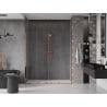 Mexen Velar Duo sliding shower door 170 cm, transparent, Rose gold - 871-170-000-02-60