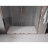 Mexen Velar Duo sliding shower doors 180 cm, transparent, pink gold - 871-180-000-02-60