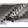 Mexen Velar Duo sliding shower door 180 cm, transparent, Rose gold - 871-180-000-02-60