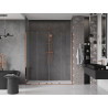 Mexen Velar Duo sliding shower doors 180 cm, transparent, rose gold - 871-180-000-02-60