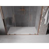 Mexen Velar Duo Sliding Shower Doors 200 cm, Transparent, Rose Gold - 871-200-000-02-60