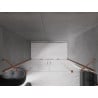 Mexen Velar Duo sliding shower doors 200 cm, transparent, pink gold - 871-200-000-02-60