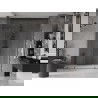 Mexen Velar Duo sliding shower door 180 cm, transparent, brushed gun gray - 871-180-000-02-66