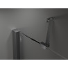 Mexen Velar Duo Sliding Shower Doors 180 cm, Transparent, Brushed Gun Gray - 871-180-000-02-66