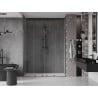 Mexen Velar Duo sliding shower doors 200 cm, transparent, brushed gun gray - 871-200-000-02-66