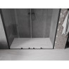 Mexen Velar Duo Sliding Shower Doors 180 cm, Transparent, Black - 871-180-000-02-70