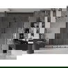 Mexen Velar Duo sliding shower door 180 cm, transparent, black - 871-180-000-02-70