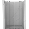 Mexen Velar Duo sliding shower door 140 cm, transparent, chrome - 871-140-000-02-01