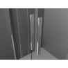 Mexen Velar Duo sliding shower doors 150 cm, transparent, chrome - 871-150-000-02-01