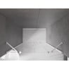 Mexen Velar Duo sliding shower doors 160 cm, transparent, white - 871-160-000-02-20