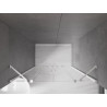 Mexen Velar Duo 150 cm Sliding Shower Door, Transparent, White - 871-150-000-02-20