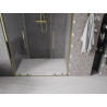 Mexen Velar Duo shower sliding doors 150 cm, transparent, gold - 871-150-000-02-50