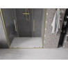 Mexen Velar Duo sliding shower doors 150 cm, transparent, gold brushed - 871-150-000-02-55