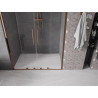 Mexen Velar Duo Sliding Shower Doors 140 cm, Transparent, Rose Gold - 871-140-000-02-60