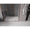 Mexen Velar Duo Sliding Shower Doors 140 cm, Transparent, Rose Gold - 871-140-000-02-60