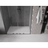 Mexen Velar Duo Sliding Shower Door 150 cm, Transparent, Brushed Gun Gray - 871-150-000-02-66