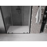 Mexen Velar Duo 140 cm Sliding Shower Doors, Transparent, Black - 871-140-000-02-70
