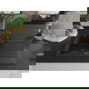 Mexen Cesar 1-compartment granite sink with a drip tray and kitchen mixer tap Duo, Black - 6514-77-671701-70-B