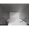 Mexen Velar Duo Sliding Shower Doors 170 cm, Transparent, Brushed Gun Gray - 871-170-000-02-66