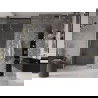 Mexen Velar sliding shower door 110 cm, transparent, brushed gold - 871-110-000-01-55