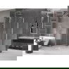 Mexen Velar Duo extendable shower cubicle 80 x 80 cm, transparent, chrome - 871-080-080-02-01