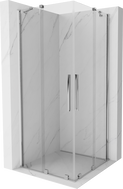 Mexen Velar Duo Sliding Shower Cabin 90 x 90 cm, Transparent, Chrome - 871-090-090-02-01