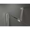 Mexen Velar Duo sliding shower cabin 100 x 100 cm, transparent, chrome - 871-100-100-02-01
