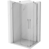 Mexen Velar Duo sliding shower enclosure 90 x 80 cm, transparent, chrome - 871-090-080-02-01