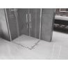 Mexen Velar Duo sliding shower enclosure 90 x 80 cm, transparent, chrome - 871-090-080-02-01