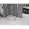 Mexen Velar Sliding Shower Enclosure Duo 100 x 90 cm, Transparent, Chrome - 871-100-090-02-01