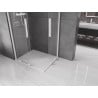 Mexen Velar Duo sliding shower enclosure 100 x 90 cm, transparent, white - 871-100-090-02-20