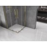 Mexen Velar Duo Sliding Shower Enclosure 90 x 90 cm, Transparent, Gold - 871-090-090-02-50
