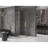 Mexen Velar Duo Sliding Shower Enclosure 90 x 90 cm, Transparent, Gold - 871-090-090-02-50