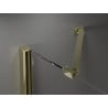 Mexen Velar Duo Sliding Shower Enclosure 90 x 90 cm, Transparent, Gold - 871-090-090-02-50