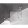 Mexen Velar Duo extendable shower cubicle 100 x 90 cm, transparent, chrome - 871-100-090-02-01