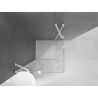 Mexen Velar Duo Sliding Shower Enclosure 90 x 90 cm, Transparent, White - 871-090-090-02-20