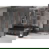Mexen Velar Duo extendable shower cubicle 100 x 90 cm, transparent, Rose gold - 871-100-090-02-60